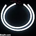Flexible DRL Tube, white, 12V, 60cm (2 pcs)