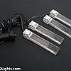 LED Footwell Light Bars, 4 x 1 Watt, Car Interior Atmosphere Ambience