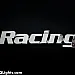 Car Badge plastic chrome, Racing