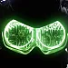 Angel Eyes Halo 4 Rings, CCFL, green BMW E36 E38 E39 E46 and other cars