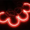 Halo Rings, CCFL, Red, Angel Eyes