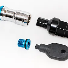 Wheel Nuts, M12 x 45 mm 60°, Steel, 20 Pcs Incl. Adapter and Tool, Rays Volk Racing