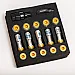 Rays Volk Racing Wheel nuts M12 x 45 mm 60°, steel, 20 pcs incl. adapter and tool