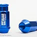 Wheel nuts D1 Spec M12 x 1,25 52 mm 60°, aluminium, blue, open top, 20 pcs