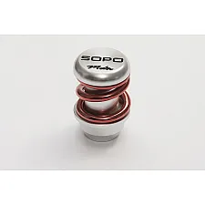 Car Shift Knob, Cool Metal, Spring Design