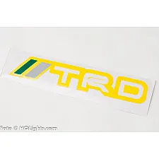 Sticker, Yellow, 190x35mm, TRD
