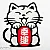 Reflective Sticker, Cat, 100x80mm