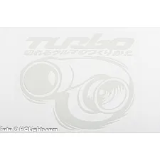 Klistermärke Turbo, 120x120mm