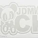 Sticker JDM As Fuck, 150x60mm