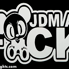 Sticker, 150x60mm, JDM As F***