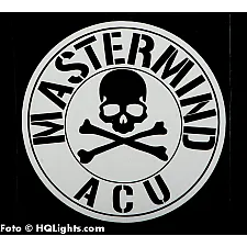 Klistermärke 100x100mm, Mastermind ACU