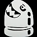 Sticker Shark reflex, 75x100mm