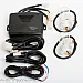 Strobe flash lights, 2 very powerful strobe lamps with control box, white