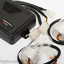 Strobe Flash Lights, 2 Powerful Strobe Lamps with Control Box, White