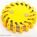 Magnetic UFO LED Road Flare Safety Emergency Light, shock proof, water proof, yellow
