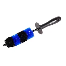 Mini Wheel Cleaning Brush 30cm Nylon Bristles Scratch-Resistant with Vinyl Tip, WaxPRO