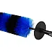 Wheel Brush 45cm with nylon bristles, vinyl tip and rubber ring, WaxPRO