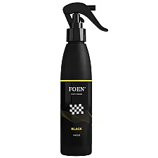 Car Air Freshener, Intense Fragrance 185ml, Foen Black