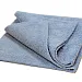 Blue microfibre detailing towel 360gsm 40x40cm by WaxPRO with unhemmed edges for scratch-resistant use