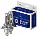 H4 CSP LED, CE E9 certifierade, 4000 LM 6000K CANBUS, 2 lampor