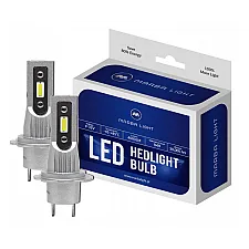 LED Bulb, H7 CSP, 4000 LM, 6000K, CANBUS, 2 Lamps, CE E9
