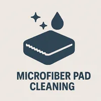 Cleaning microfiber pads