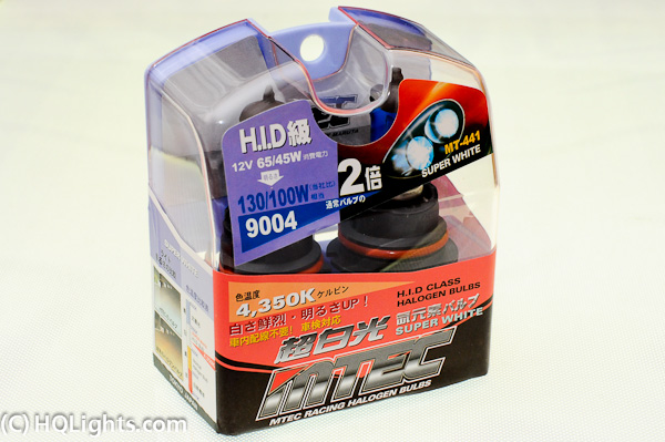 MTec 9004 Super White halogen bulb 55W 4350K
