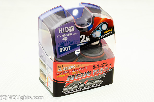 MTec 9007 Super White halogen bulbs 65/55W 4350K