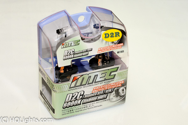 MTec HID Xenonlampor D2S, 6000K Aqua Blue White (2 st)