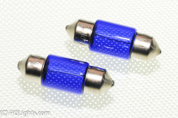 Mtec festoon C5W bulb kit, 10W blue white Xenon look
