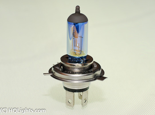 Mtec H4 Racing Halogen Bulbs Cosmos Blue White, 4750K, 100/90W