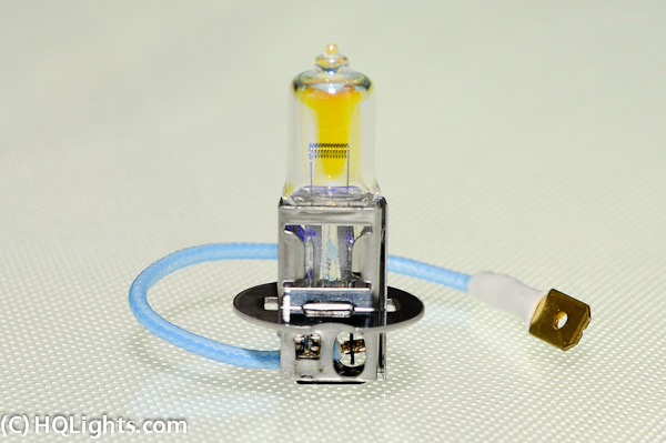 Mtec H3 Golden Style halogen bulbs, Racing 100W 3300K