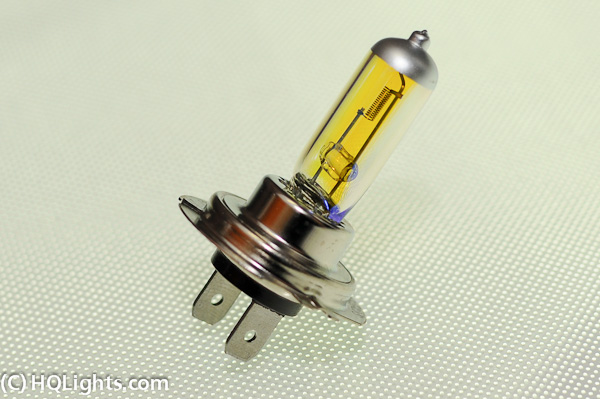 Mtec H7 Golden Style halogen bulbs, Racing 100W 3300K