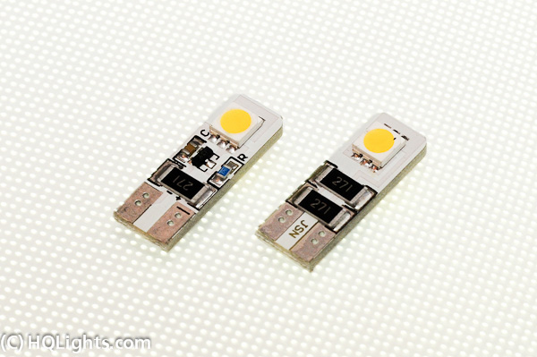 T10 W5W LED kit, canbus, vit 4300K (2 st)