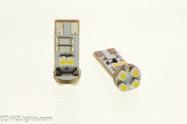 MTec Super Bright T10 360 Degree SMD LED kit, 7000K (2 led lamps)