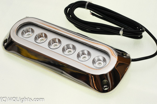 Amphibian Underwater Lights, 6 LED, green
