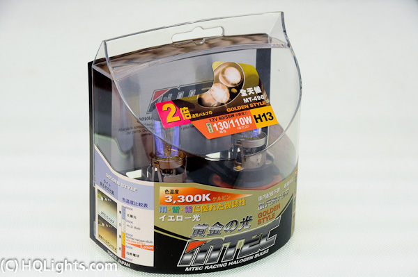 MTec H13 Golden Style bulb kit, 60/55W, 3300K