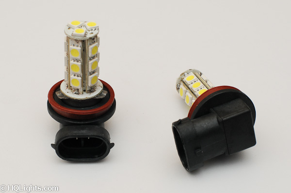 H8 LED lamp, 18 leds, 2 lamps