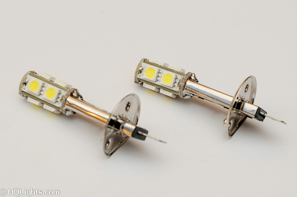 H1 LED lampa, 9 led, 2 szt