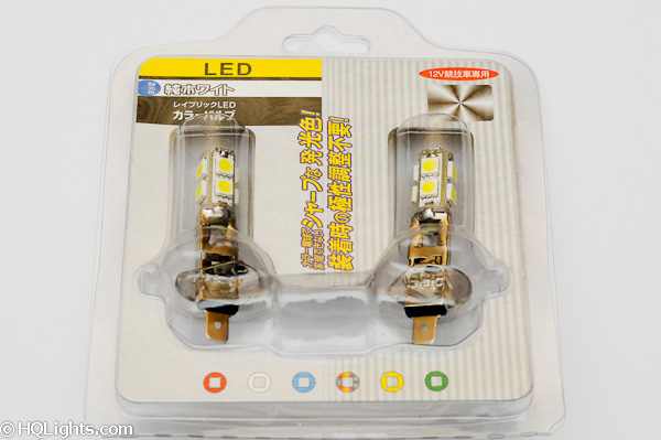 H1 LED lampa, 9 led, 2 szt