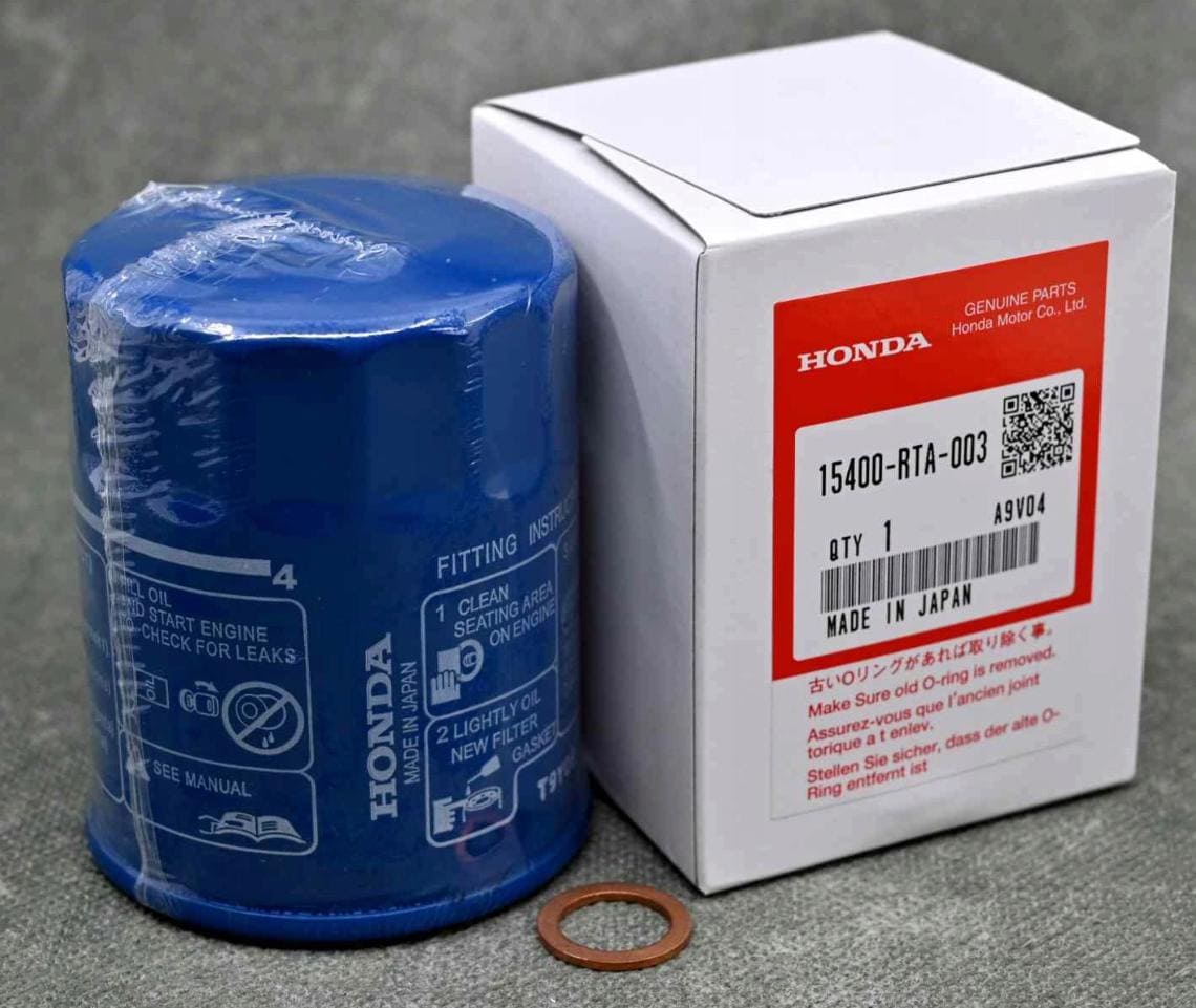 Honda Oil Filter, genuine, made in Japan OE 15400-RTA-003