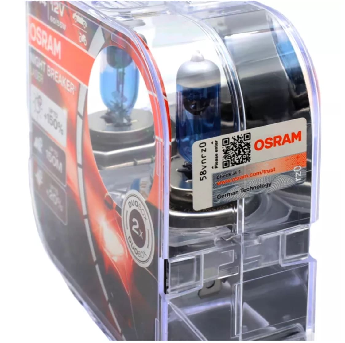 H4 2st Osram Night Breaker Laser next Generation 12V, 60/55W +150%