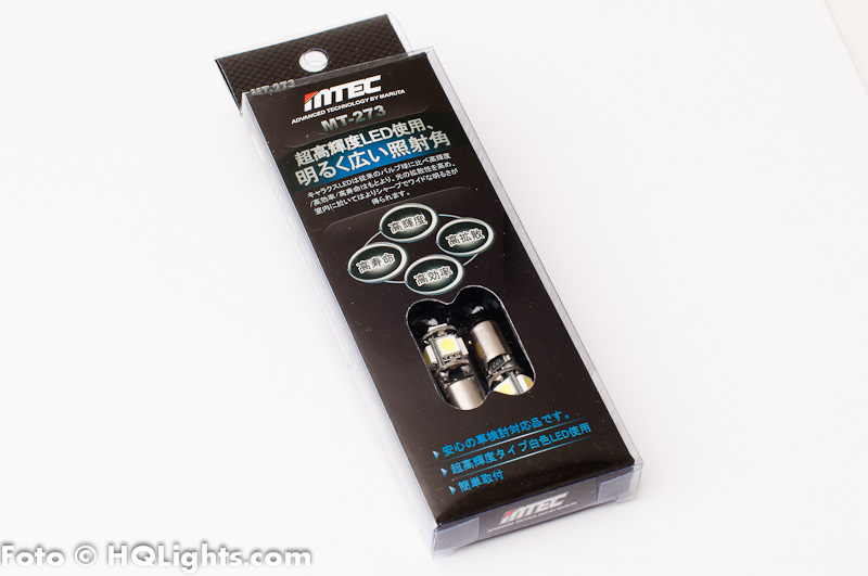 MTec Super Bright BA9S 360-grader 5 x SMD LED kit, 7000K (2st)