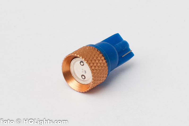 T10 strobe, blixljus LED, blå, 1st