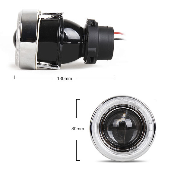 CCFL Projector Lights Fog Lamps, 2 12V 55W Halo Angel Eyes, H3 Bulb (2 lamps)