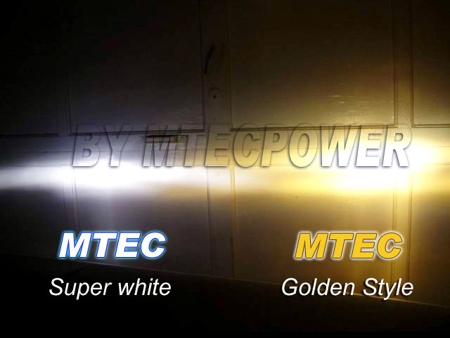 Mtec H3 Golden Style halogen bulbs, Racing 100W 3300K