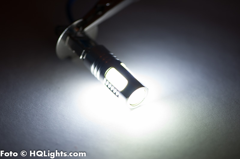 H3 Xtreme LED, extra powerfull 7.5W 400LM, 5 led, white 6000K (1 lamp)