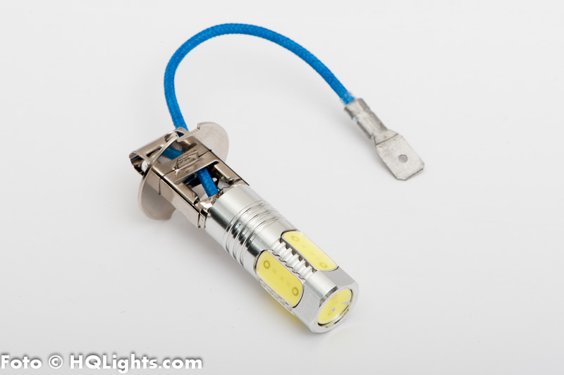 H3 Xtreme LED, extra powerfull 7.5W 400LM, 5 led, white 6000K (1 lamp)