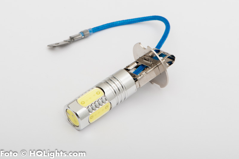 H3 Xtreme LED, extra powerfull 7.5W 400LM, 5 led, white 6000K (1 lamp)