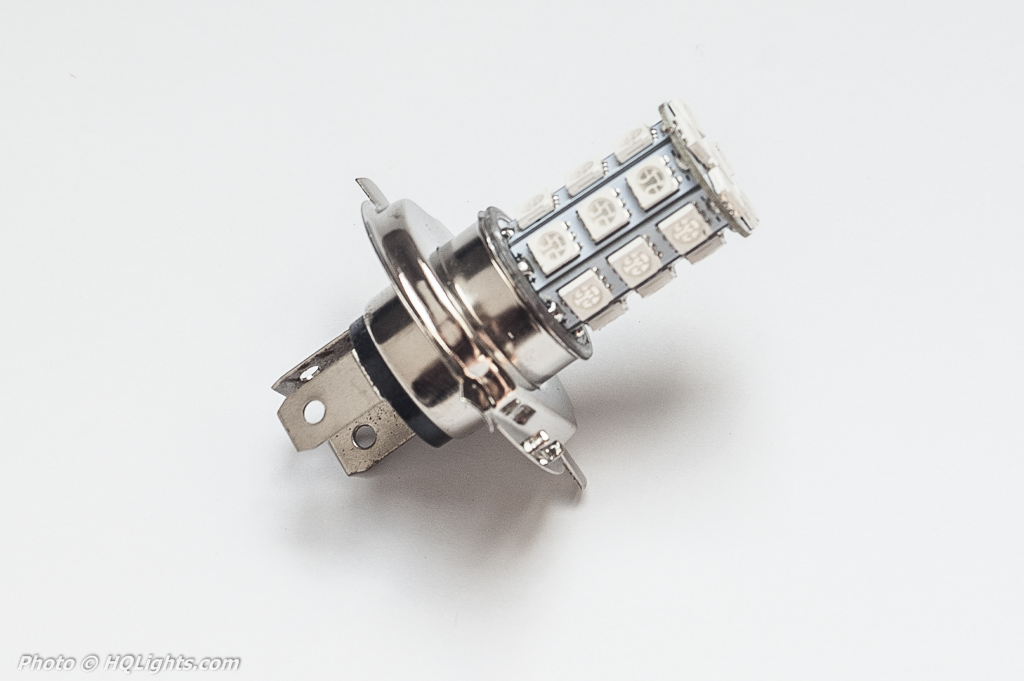 H4 LED lampor, 28 led, 2 st